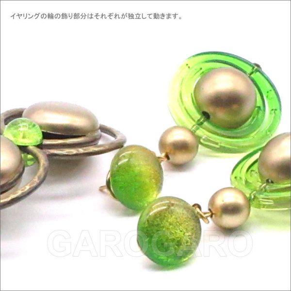 フラメンコ | [セット価格]メタルのペイネタ(櫛) と丸いイヤリング