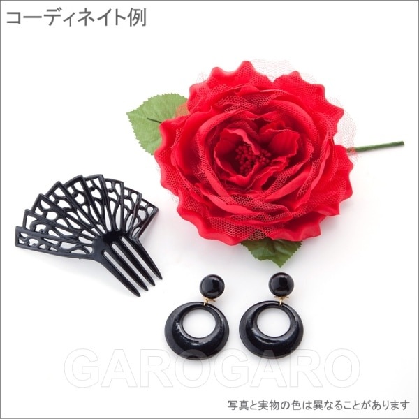 フラメンコ | イヤリング(ピアス) 輪(一重) プラスチック Mediano