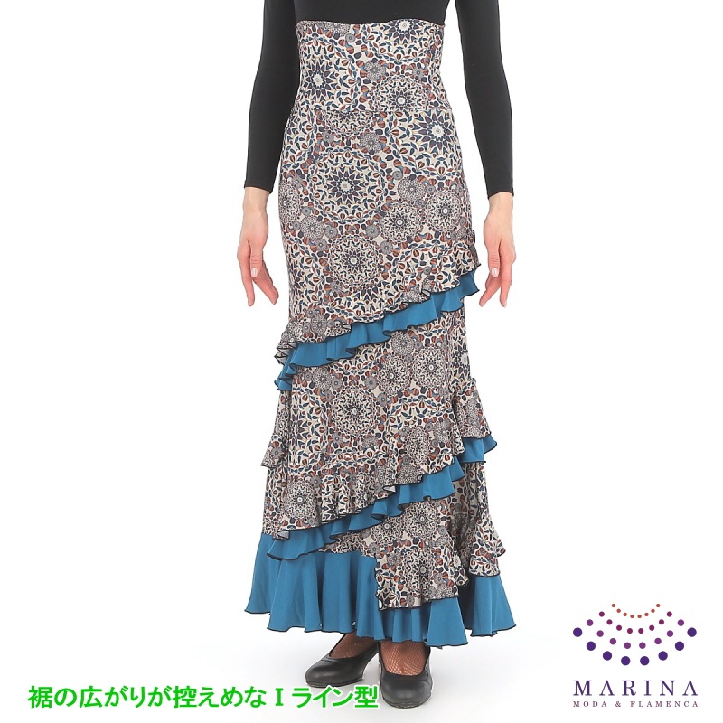 フラメンコ | スカート Capricho(カプリチョ) モデル:A5-1 マンダラ柄