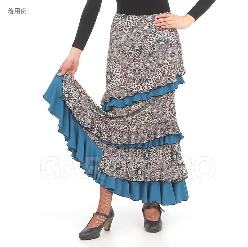 フラメンコ | スカート Capricho(カプリチョ) モデル:A5-1 マンダラ柄