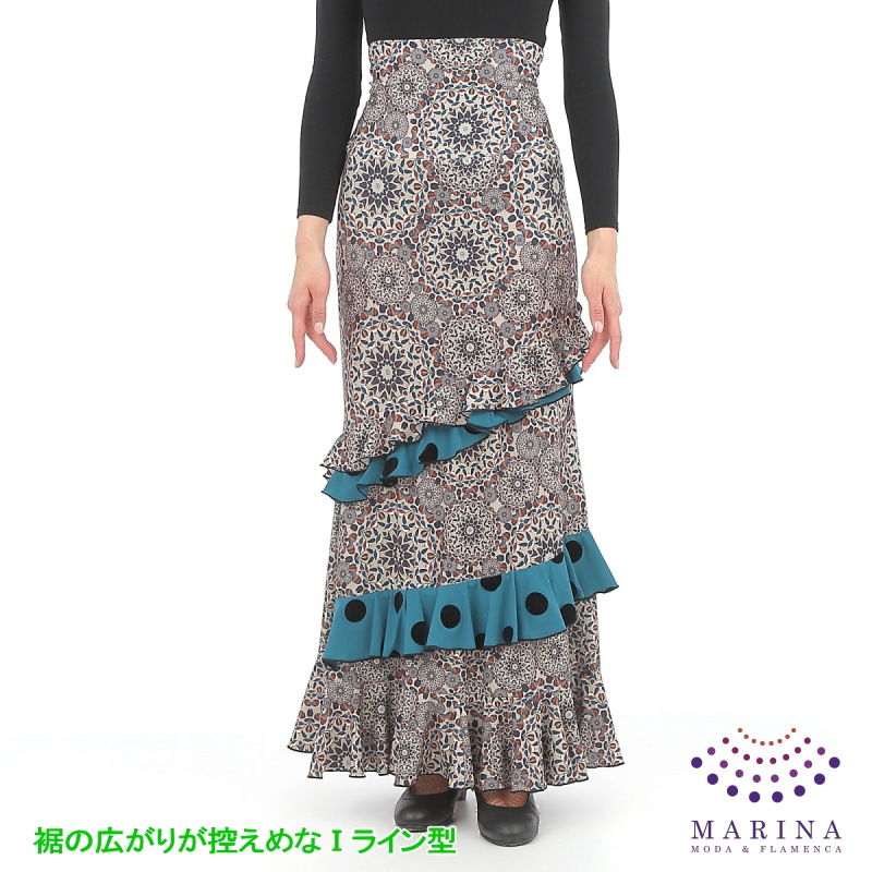 フラメンコ | スカート Capricho(カプリチョ) モデル:D5-3 マンダラ柄