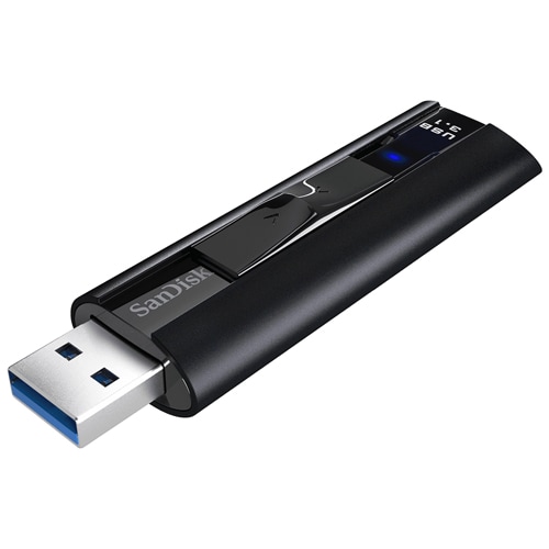 最安値に挑戦★ 【128GB】 SanDisk サンディスク USBメモリー ExtremePro USB3.1(Gen 1)対応 R:420MB/s W380MB/s スライド式 海外リテール SDCZ880-128G-G46 ◆メ