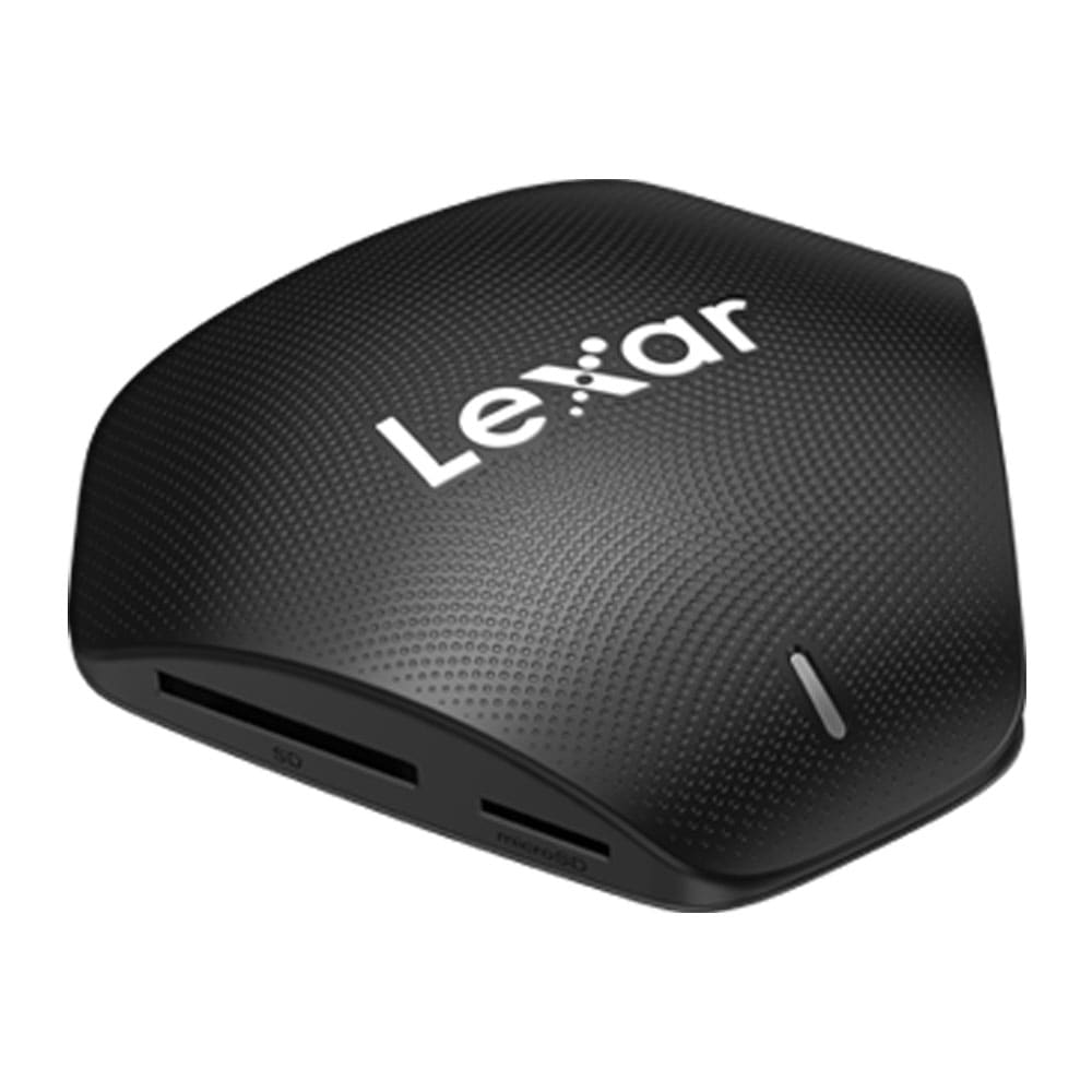 3-in-1マルチカードリーダー USB3.1 Gen1 Type-C Lexar レキサー SD / microSD / CF (LEXAR UHS-I R:170MB/s対応) 海外リテール LRW500URB ◆メ