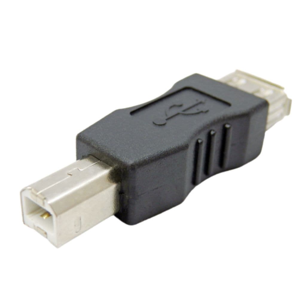 USB変換コネクタ SSA エスエスエー USB2.0データ転送/通電 USB-A(メス)-USB-B(オス) ブラック SUAF-UBMB ◆メ