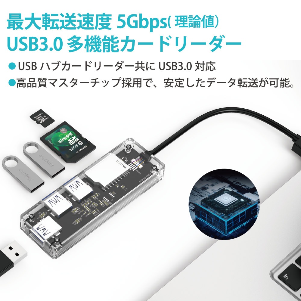 液晶モニター付き多機能USBハブ／SDカードリーダー搭載 000000019697_1_tXrVIlX.jpg