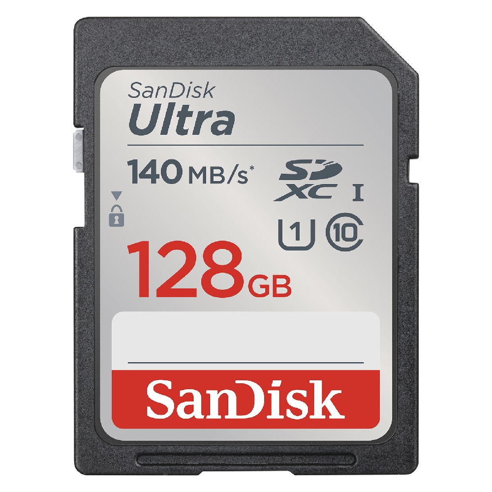 最安値に挑戦★ SDカード SD 128GB SDXC SanDisk サンディスク Ultra UHS-I U1 R:140MB/s 海外リテール SDSDUNB-128G-GN6IN ◆メ