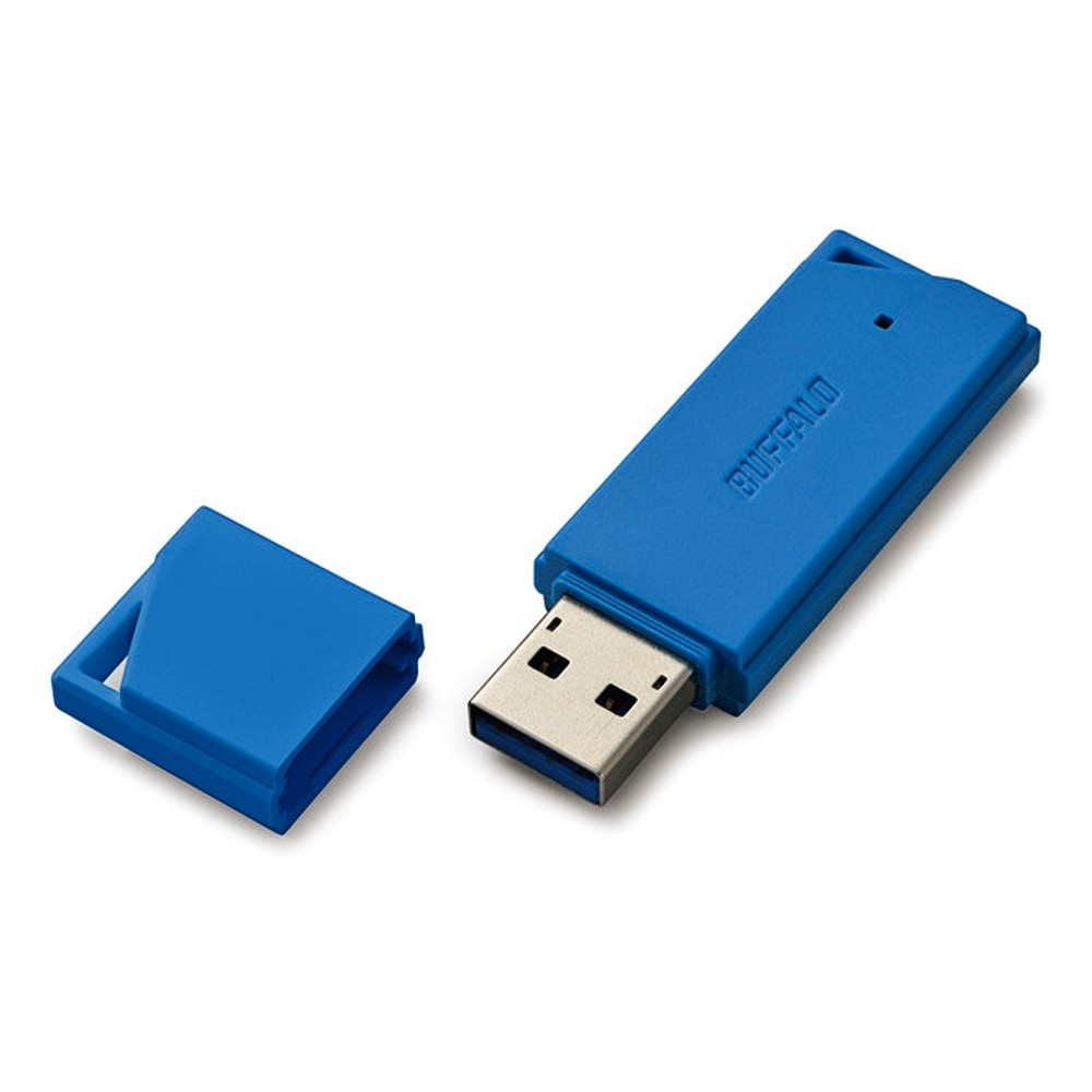 USBメモリ USB 16GB USB3.0 (USB3.1 Gen1) BUFFALO バッファロー 暗号化ソフトSecureLock Mobile2対応 R:70MB/s 小型・軽量 ブルー RUF3-K16GB-BL ◆メ