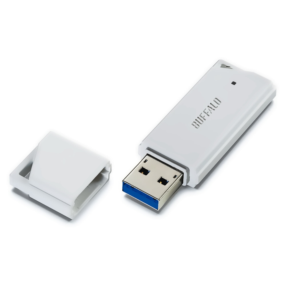 USBメモリ USB 16GB USB3.0 (USB3.1 Gen1) BUFFALO バッファロー 暗号化ソフトSecureLock Mobile2対応 R:70MB/s 小型・軽量 ホワイト RUF3-K16GB-WH ◆メ