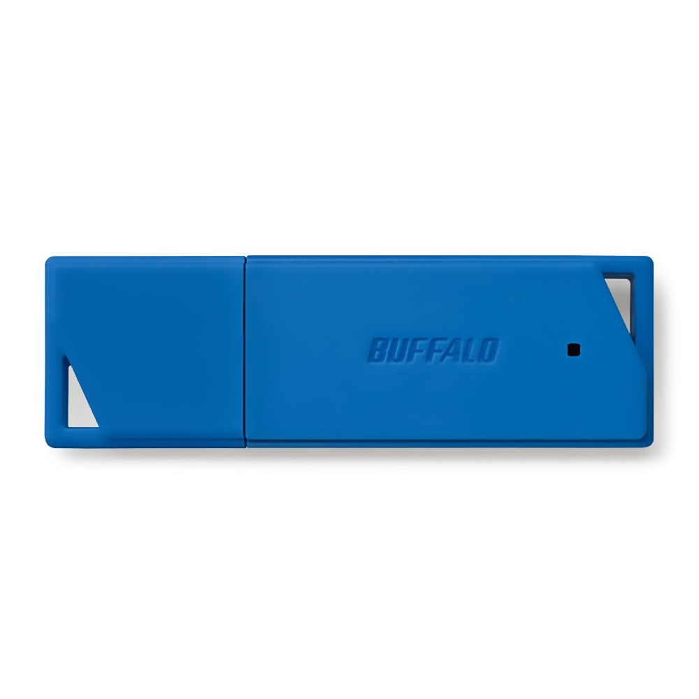 USBメモリ USB 32GB USB3.0 (USB3.1 Gen1) BUFFALO バッファロー 暗号化ソフトSecureLock Mobile2対応 R:70MB/s 小型・軽量 ブルー RUF3-K32GB-BL ◆メ