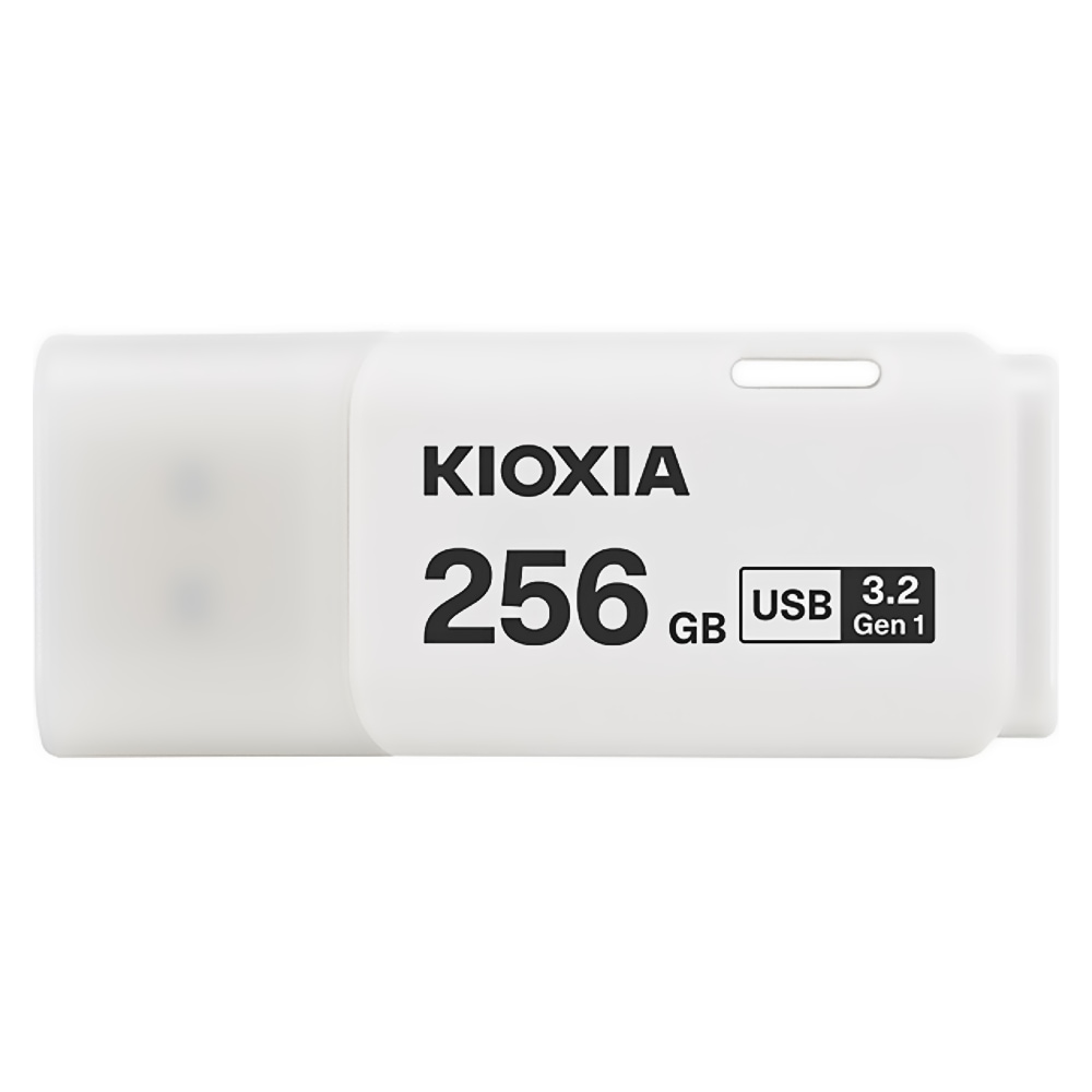 最安値に挑戦 USBメモリ 256GB USB3.2 Gen1(USB3.0) KIOXIA キオクシア TransMemory U301 キャップ式 ホワイト 海外リテール LU301W256GG4 ◆メ