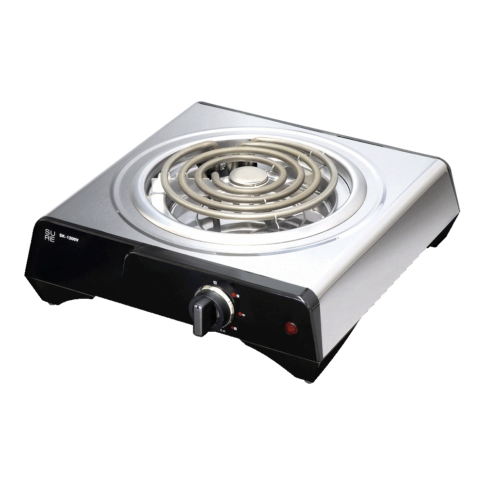 電気コンロ ハイパワー最大1200W(火力4段階) 卓上 家庭用 SURE 石崎電機 電