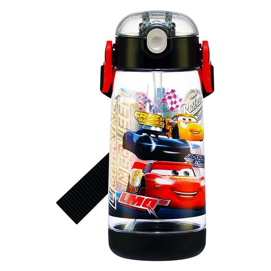 水筒 ワンプッシュストローボトル カーズ 23 ディズニー SKATER