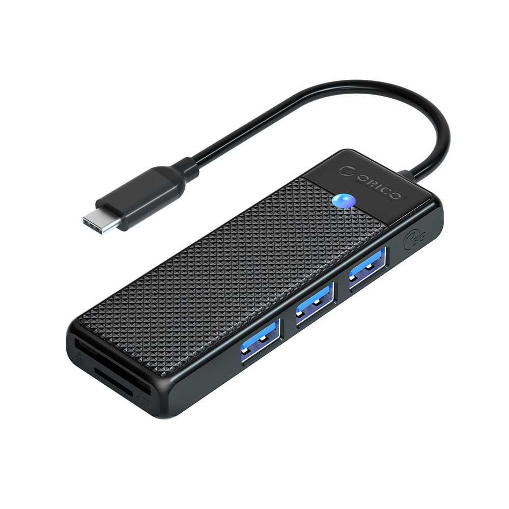 3cm以内翌日発送可能【プロフ必読願★】 ページ USB ハブ USB3.0 3ポート+USB3.0カードリーダー ORICO オリコ