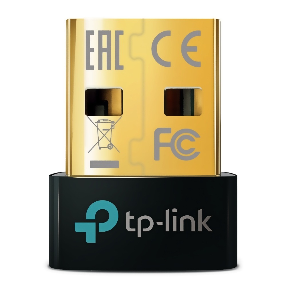 Bluetooth5.0 ナノUSBアダプター Class2 TP-Link 最大接続範囲20m Windows11対応 超小型 ブラック UB500 ◆メ