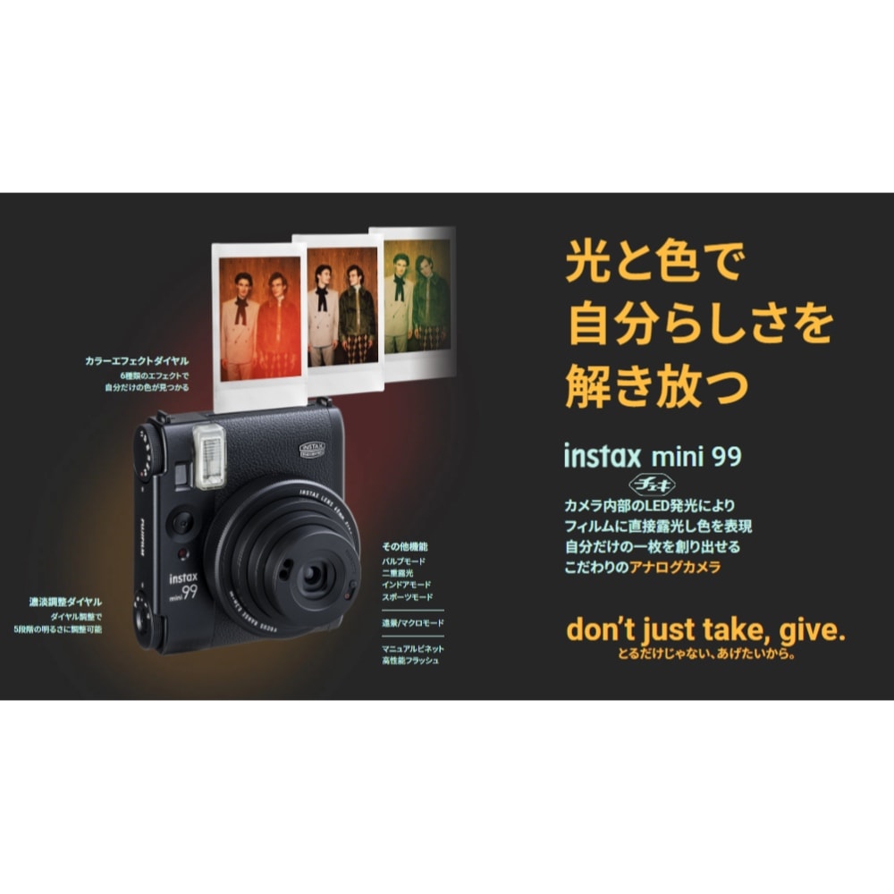チェキ インスタントカメラ instax mini 99 FUJIFILM 富士フイルム 高