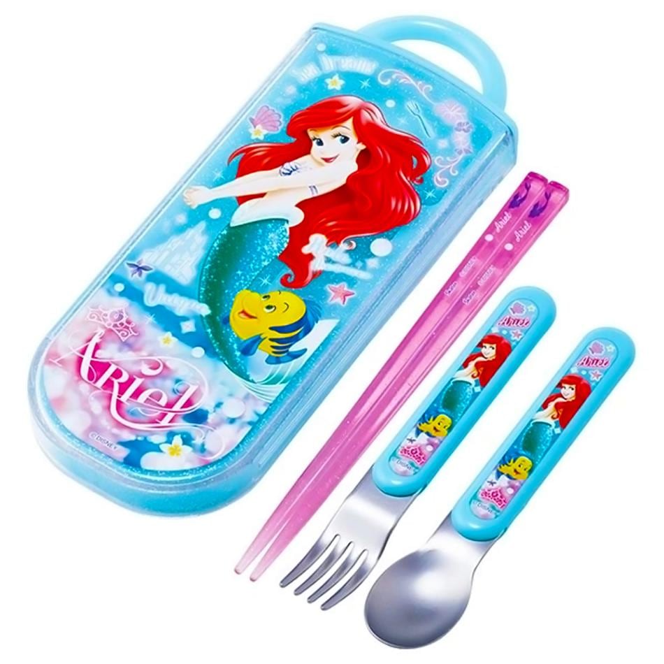 弁当用箸 トリオセット アリエル 24 ディズニー SKATER
