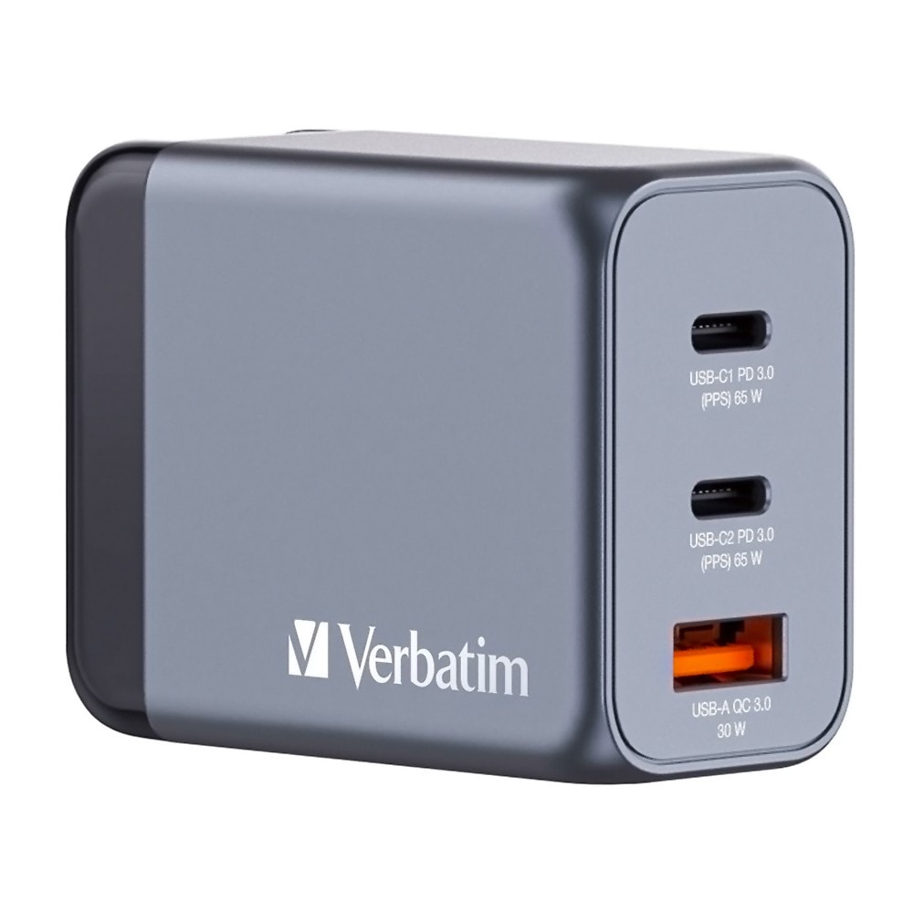 トダ イワミさん専用 PD急速充電器 65W GaN採用 GNC-65 Verbatim バーベイタム 3台同時充電 USB-