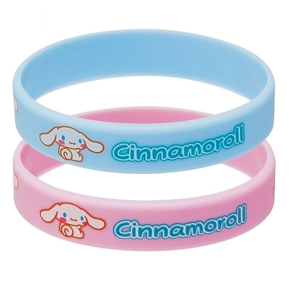 シリコーン虫よけリング シナモロール 2本(2色)入 SKATER スケーター 虫除け 子供 大人 兼用 ユスリカ 蚊対策 ユーカリの香り 676024-ZMYR1 ◆メ