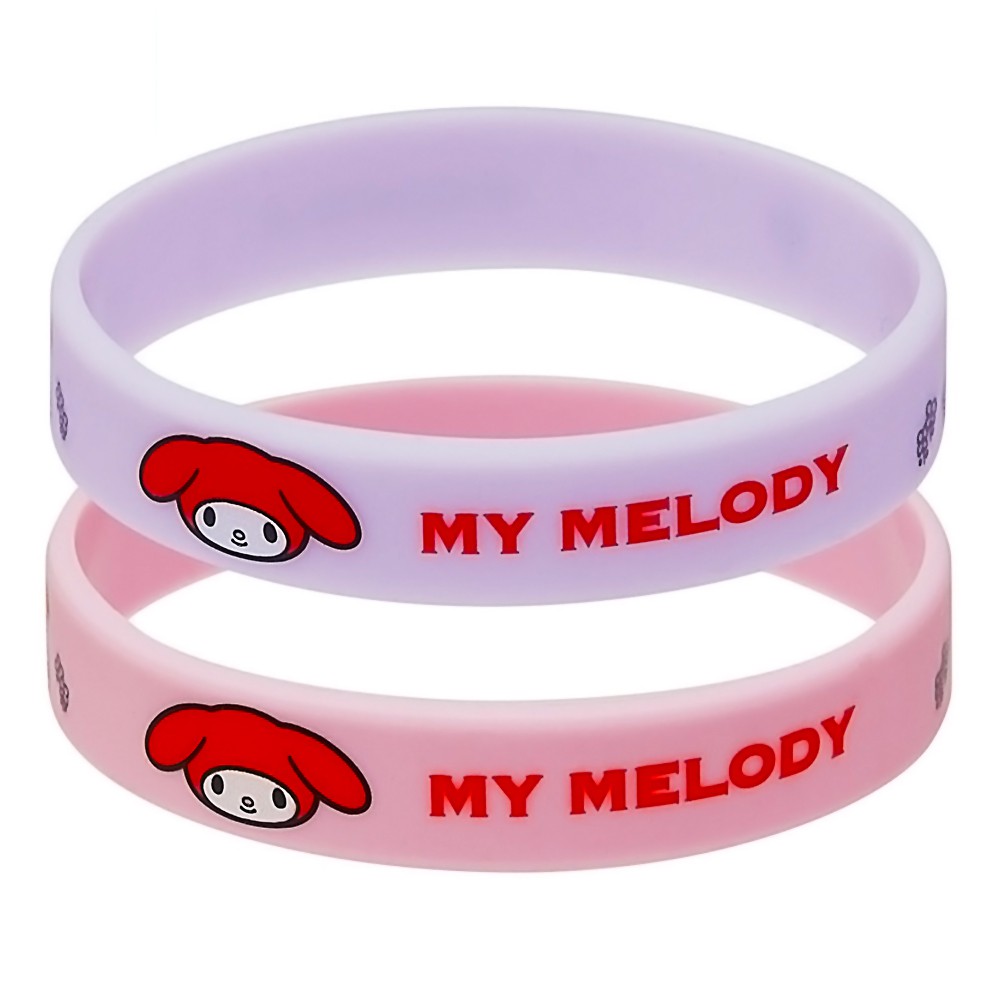 シリコーン虫よけリング マイメロディ 2本(2色)入 SKATER スケーター 虫除け 子供 大人 兼用 ユスリカ 蚊対策 ユーカリの香り 676000-ZMYR1 ◆メ