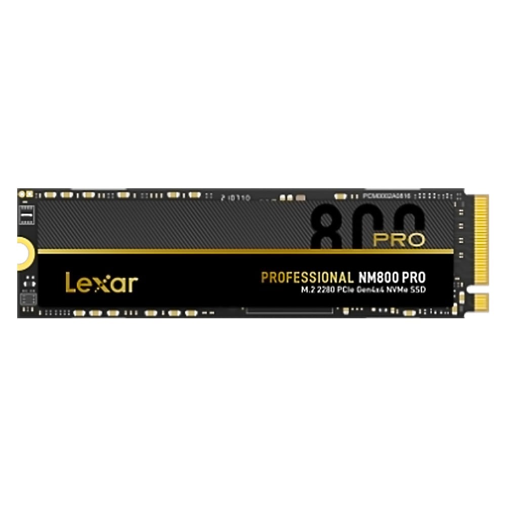 M.2 NVMe SSD 1TB M.2-2280 内蔵型 Lexar レキサー NM800PRO PCIe Gen4 x4 R:7500MB/s W:6300MB/s 3D TLC PS5対応 海外リテール LNM800P001T-RNNNG ◆メ