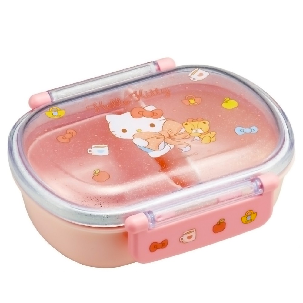 弁当箱 ハローキティ ビッグリボン ふわっとフタタイトランチボックス