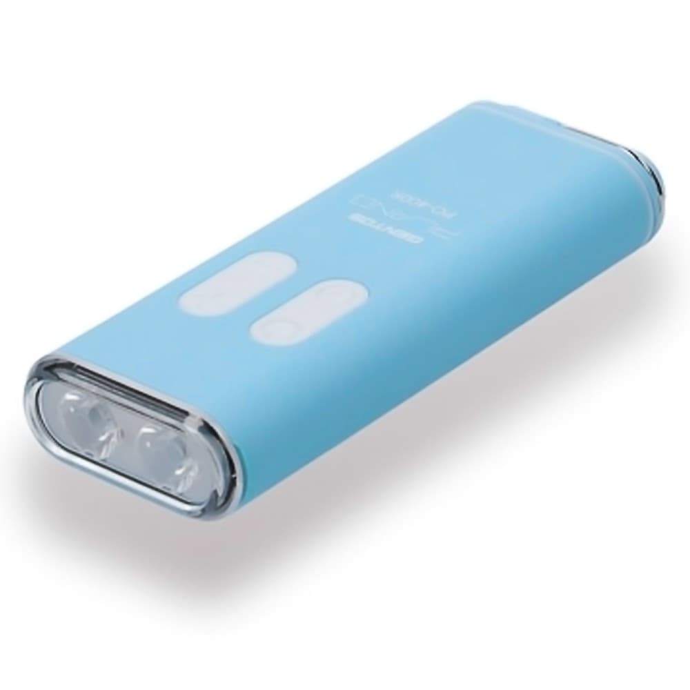 LED ハンディライト スリムライト 明るさ400lm GENTOS ジェントス Plano ライトギア USB充電式 夜道 ウォーキング 5段階調光 耐塵 防滴 2m落下耐久 ブルー PO-400R ◆メ