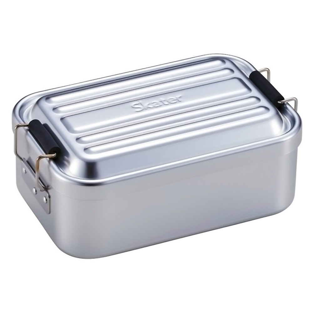 弁当箱 深型アルミふわっとタイトランチボックス 750ml ベーシック SKATER スケーター 深型タイプ ドーム型 バックル型ローラー止め具 おしゃれ シルバー 596469-AFTD8 ◆宅