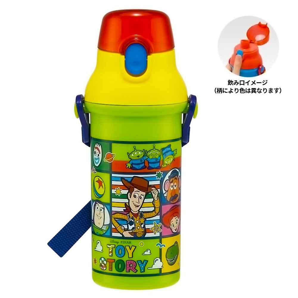 水筒 トイストーリー 25 直飲みプラワンタッチボトル SKATER