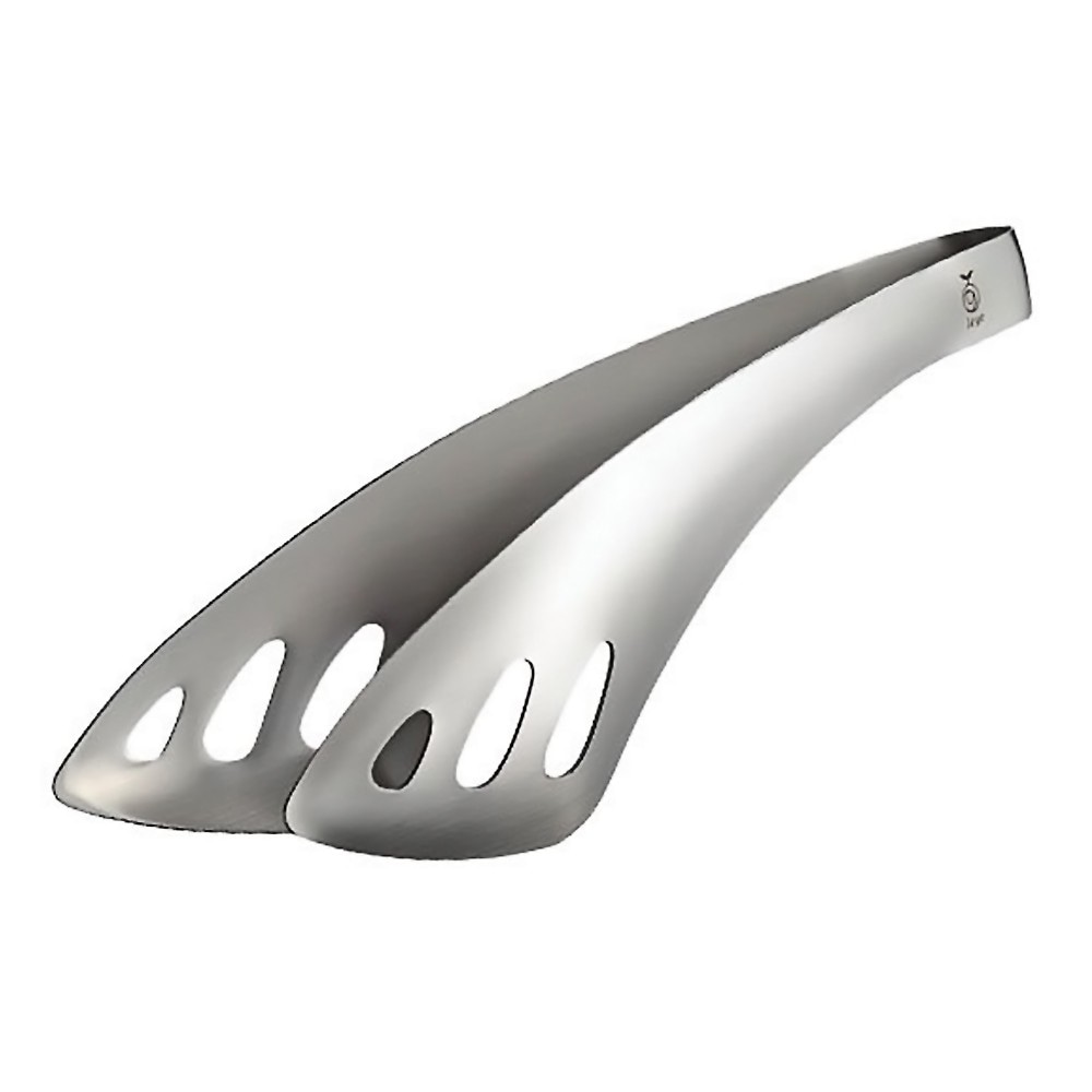 ゆびさきサーバートング LS1514 盛り付け 取り分け 料理用トング leye レイエ オークス ステンレス製 食洗器対応 日本製(燕三条) シルバー LS1514 ◆メ