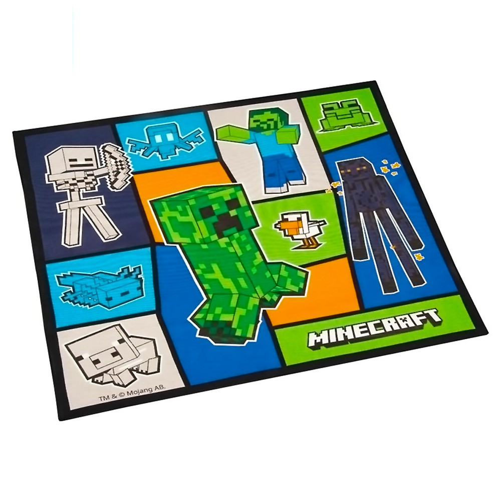 ランチクロス マインクラフト Minecraft 25 風呂敷 ランチョンマット SKATER スケーター 子供 お弁当用 綿 洗える サイズ43×43cm 690952-KB4 ◆メ