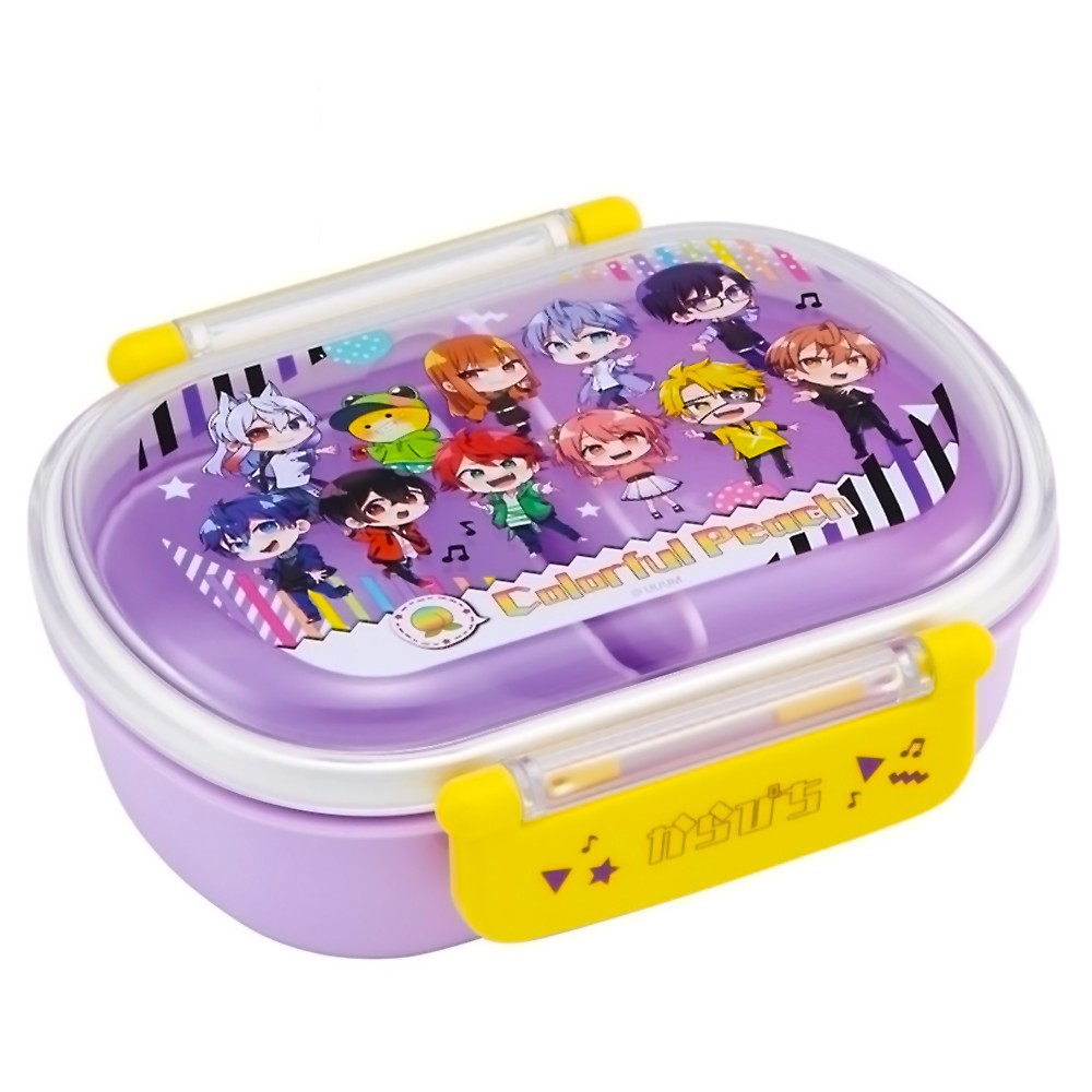 弁当箱 カラフルピーチ 25 ふわっとフタタイトランチボックス小判