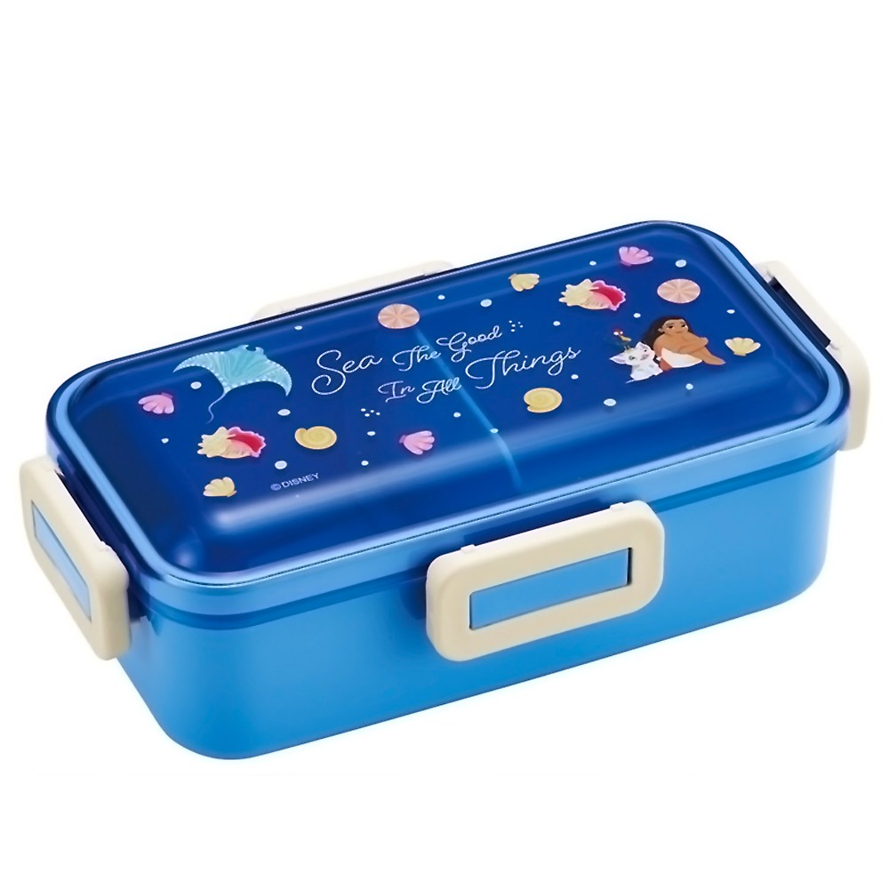 berusaヘレンド【美品・箱入り】フィッシュネットブルー〘2羽のアヒル〙 弁当箱 モアナと伝説の海 モアナ ドーム型ふわっと弁当箱 SKATER
