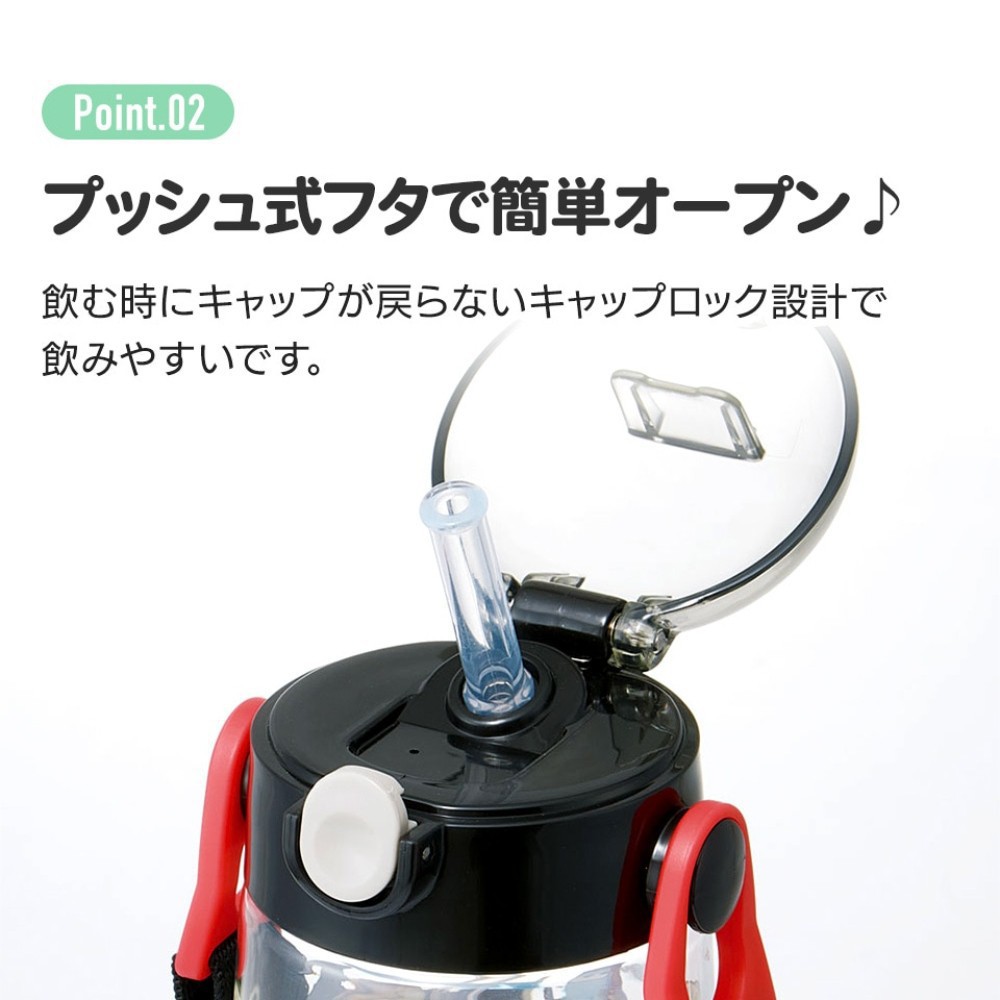 水筒 ワンプッシュストローボトル すみっコぐらし しろくまのふるさと