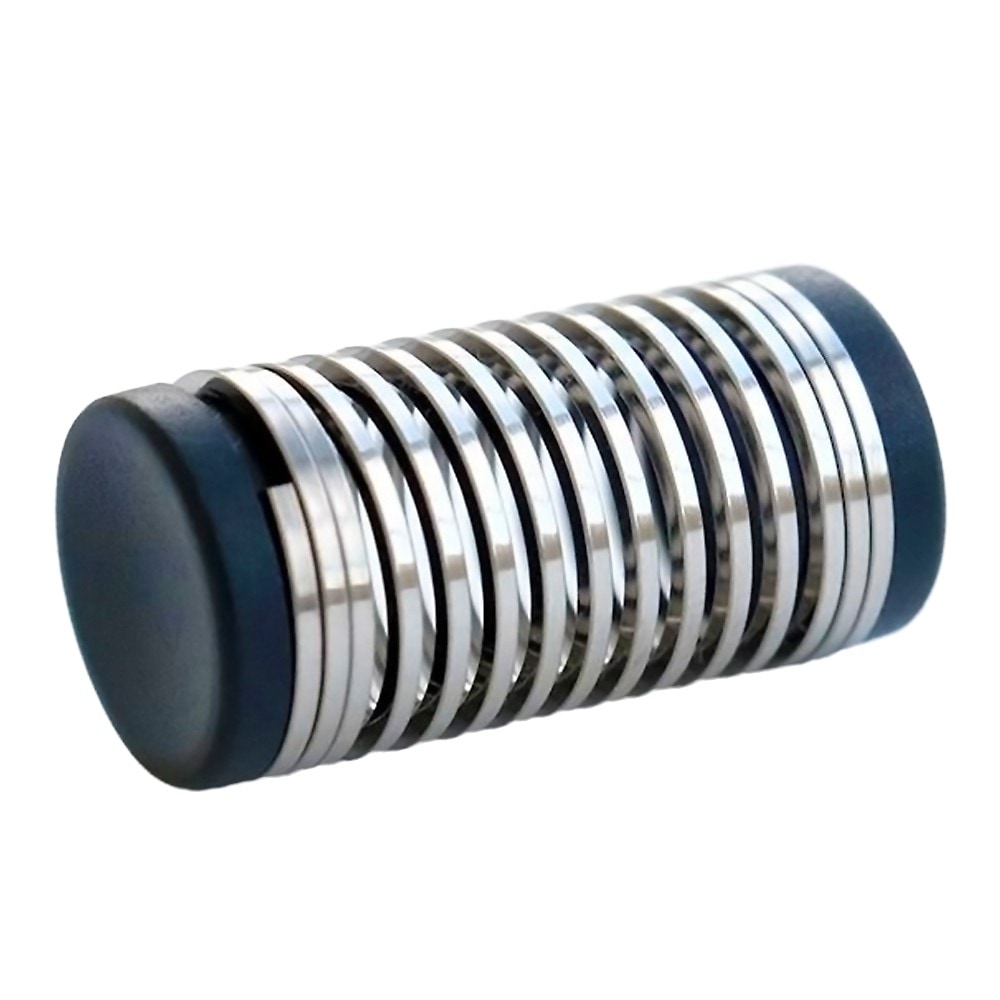 バネ毛抜き ムダ毛処理 髭抜き facyy フェイシー 女性 無駄毛 コンパクト 身だしなみ 10段スパイラル ピンセットの10倍抜ける シングル 1個入 専用ケース付 ブラック FACYYBLACK ◆メ