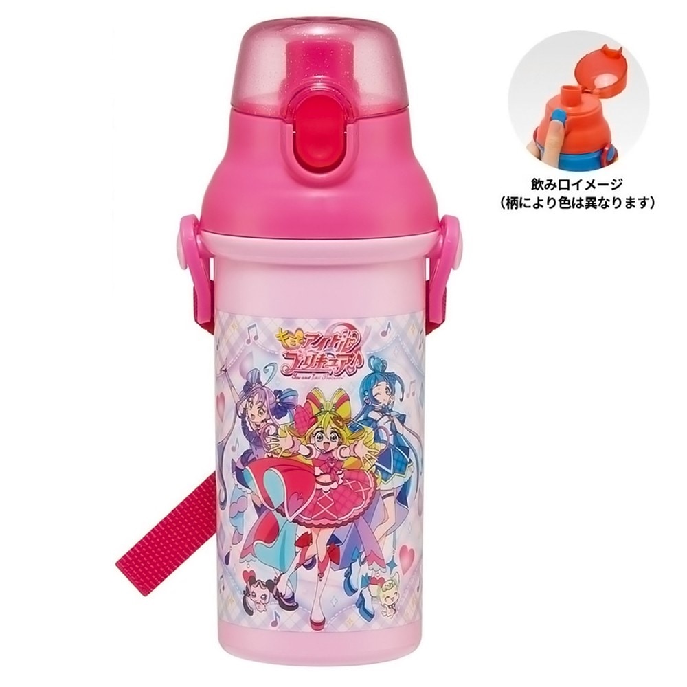 水筒 プリキュア キミとアイドルプリキュア 直飲みプラワンタッチ