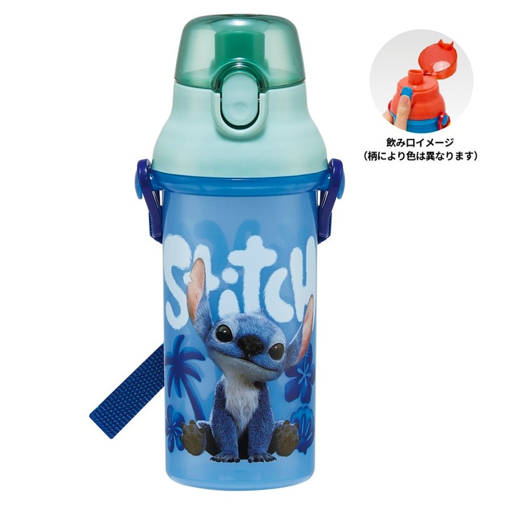 水筒 リロ＆スティッチ ディズニー 直飲みプラワンタッチボトル SKATER