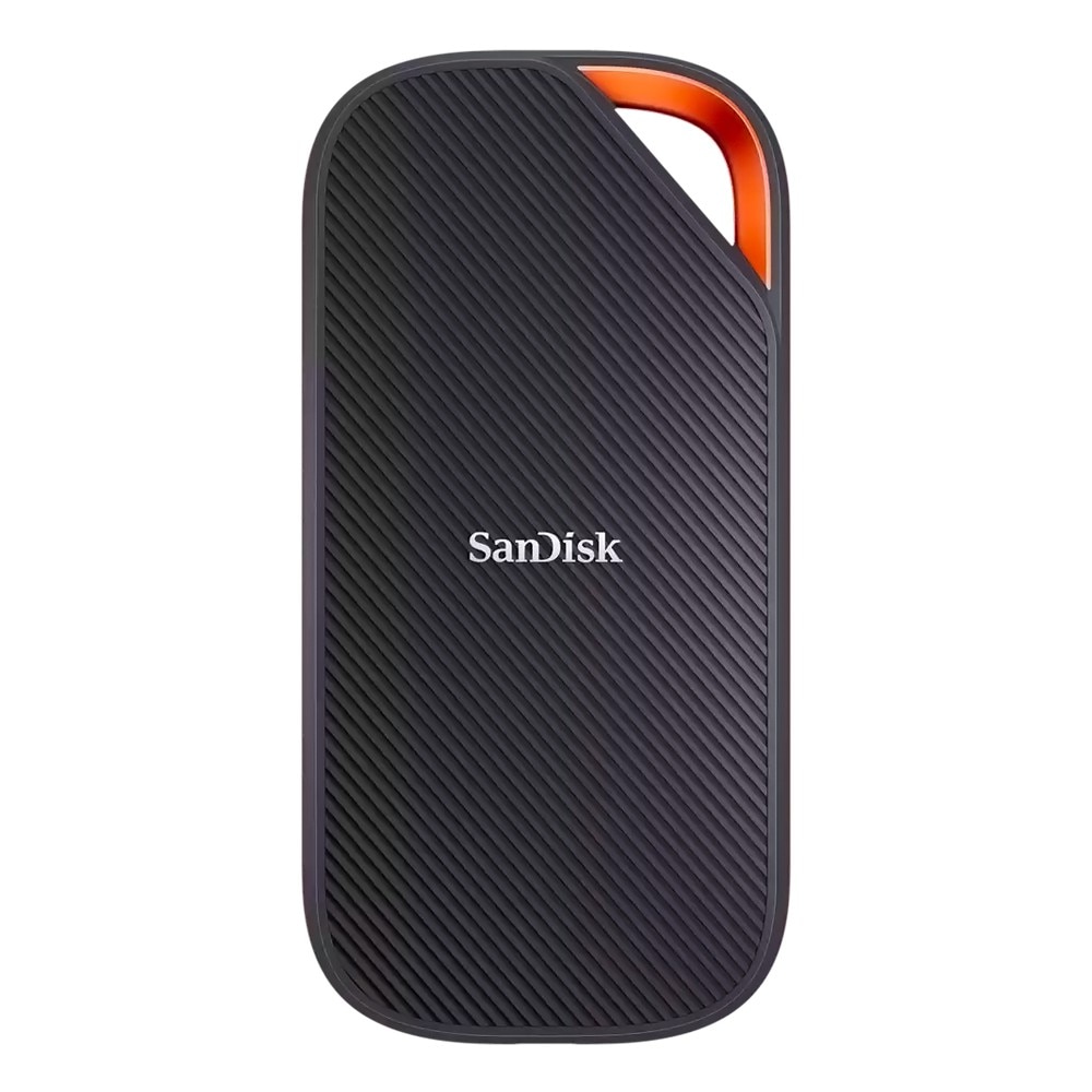 外付SSD ポータブルSSD 2TB USB4 40Gbps SanDisk サンディスク Extreme PRO R:3800MB/s W:3700MB/s USB4 Gen3x2 USB-C 海外リテール SDSSDE82-2T00-G25 ◆宅