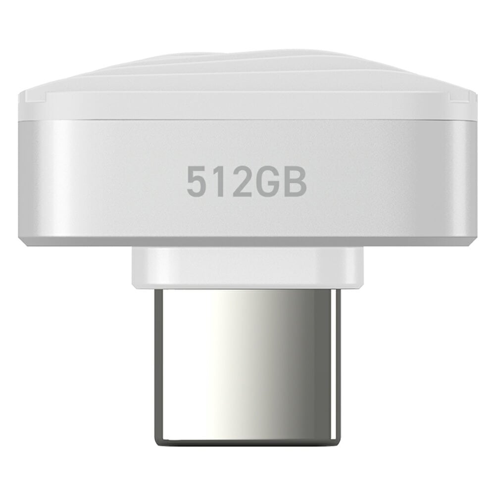 ポータブルSSD 外付け SSD 512GB Nano 極小 SUNEAST サンイースト USB3.2 Gen1 Type-C iPhone スマホ R:450MB/s W:400MB/s ホワイト SE-PS512G2LNN1WF ◆メ