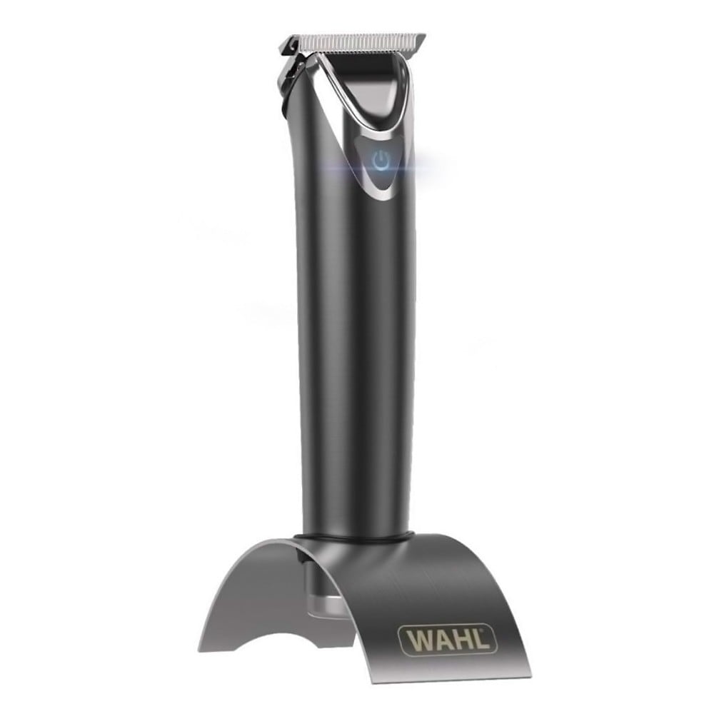 ステンレスマルチグルーミングトリマー 電気シェーバー 家庭用 人用 WAHL ウォール 充電式 防水仕様 10段階アタッチメントコーム 3種類のヘッド チタン WT6402 ◆宅