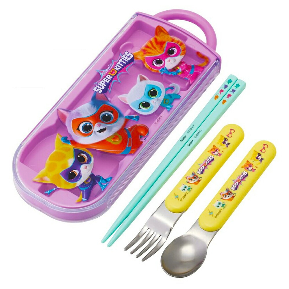 弁当用箸 トリオセット スーパーキティ SUPER KITTIES