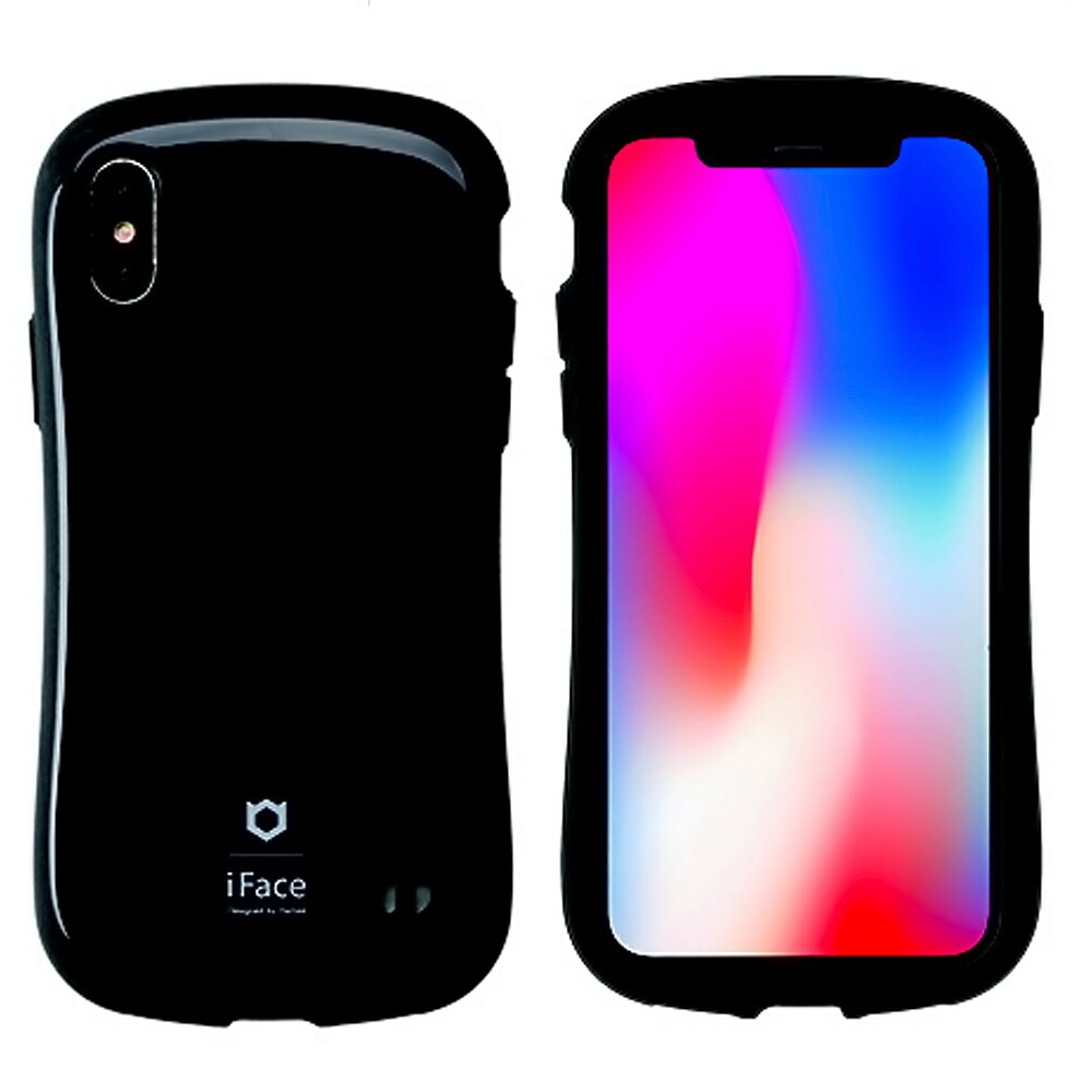 iFace First Class BK ブラック iPhone XS MAX iPhoneXsMax 6.5インチ HAMEE ハミィ Standardケース TPU+PC素材 ストラップホール アウトレット 41-897010 ◆メ