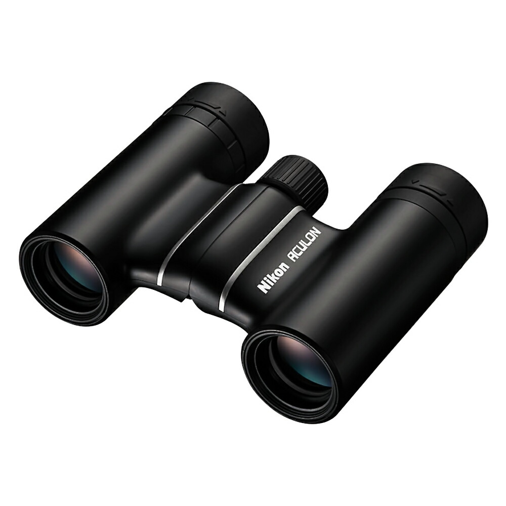 双眼鏡 10倍 ACULON アキュロン T02 10X21 Nikon ニコン 口径21mm ダハプリズム式 多層膜コーティング コンパクト 軽量195g ブラック ACT0210X21BK ◆宅