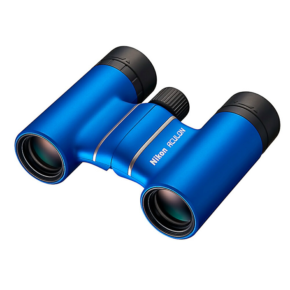 双眼鏡 8倍 ACULON アキュロン T02 8X21 Nikon ニコン 口径21mm ダハプリズム式 多層膜コーティング コンパクト 軽量195g ブルー ACT028X21BL ◆宅