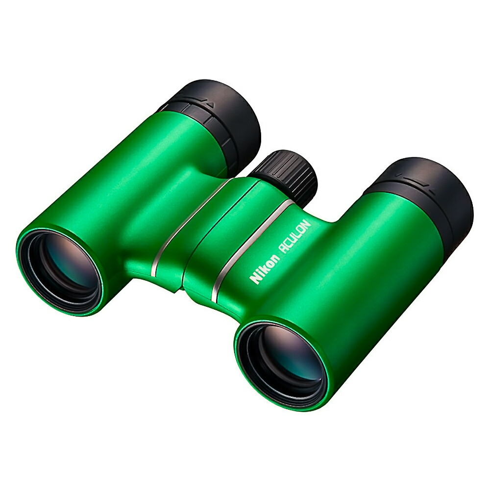 双眼鏡 8倍 ACULON アキュロン T02 8X21 Nikon ニコン 口径21mm ダハプリズム式 多層膜コーティング コンパクト 軽量195g グリーン ACT028X21GR ◆宅