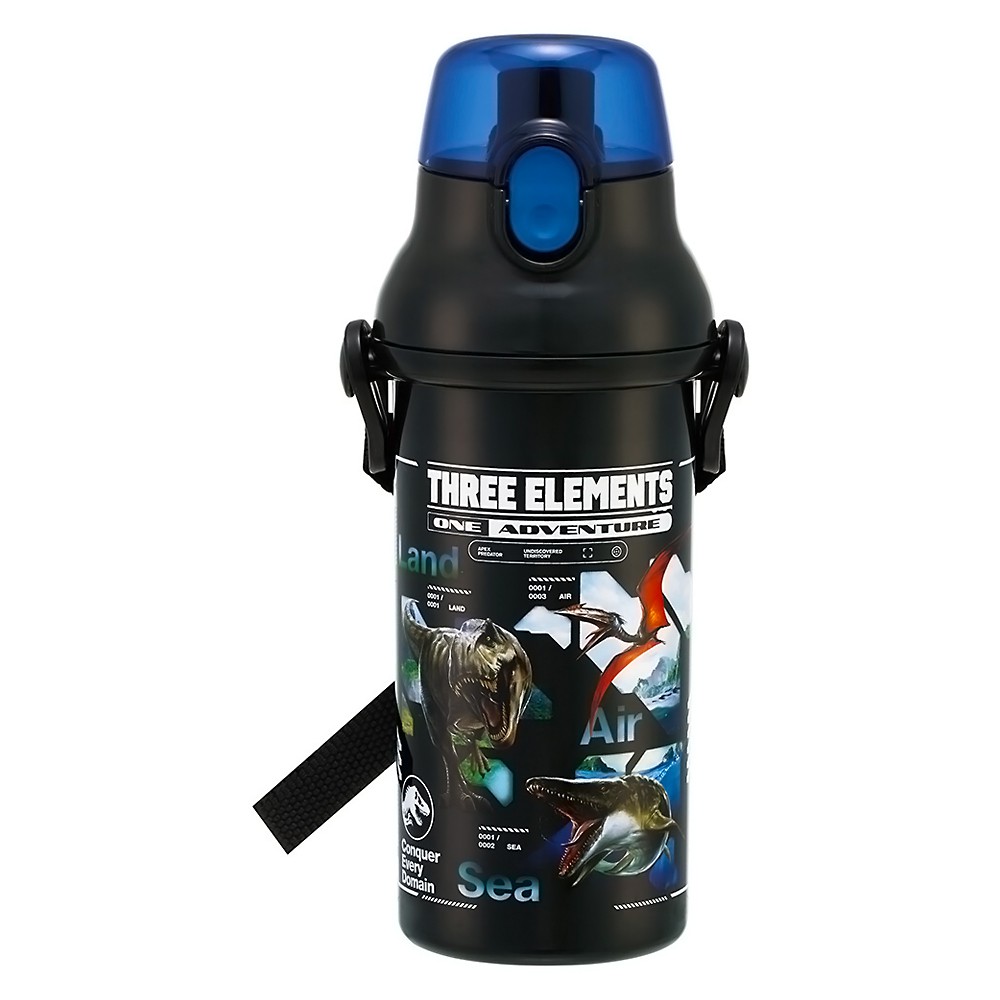 水筒 直飲みプラワンタッチボトル ジュラシックワールド リバース