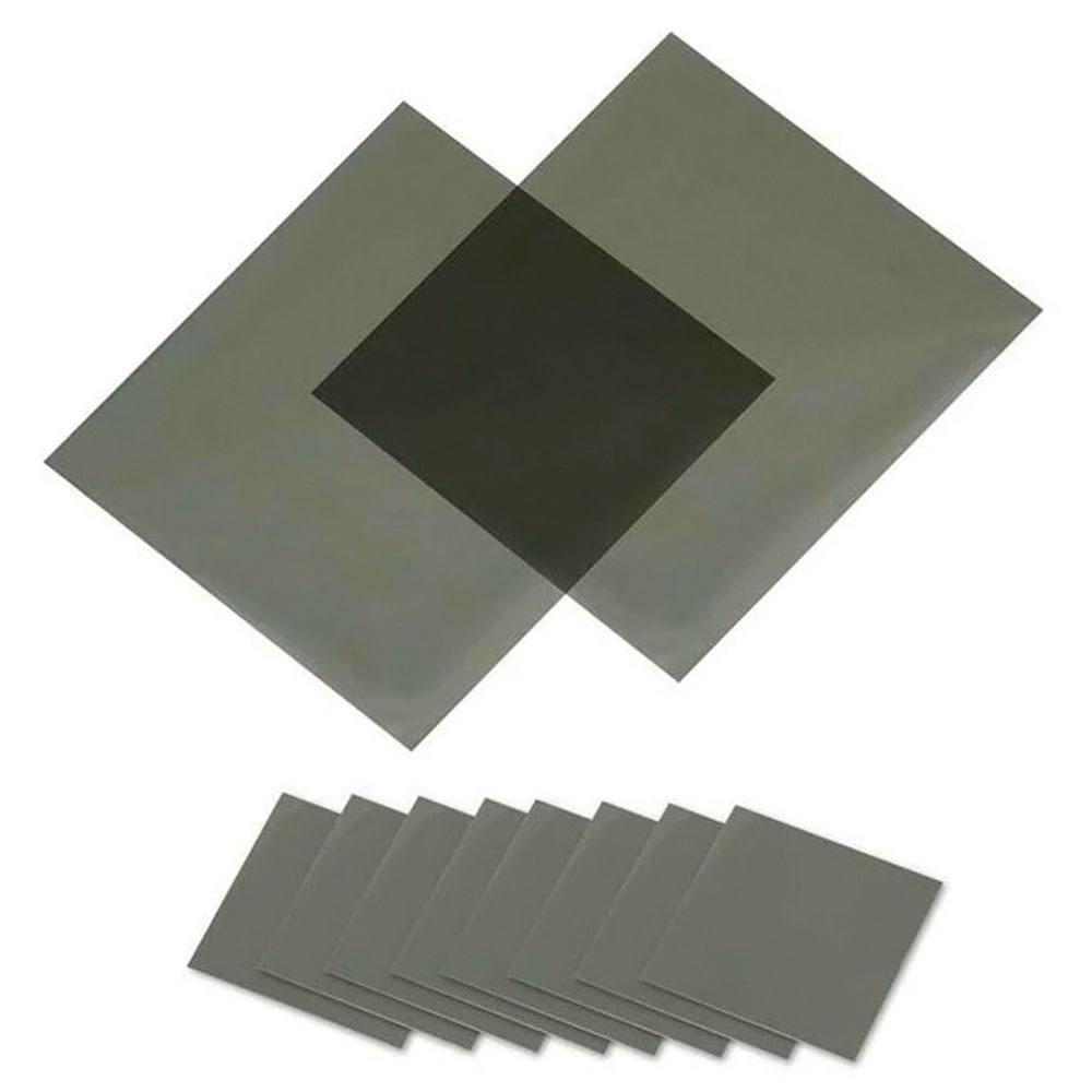偏光板 80×80×0.25mm 10枚組 ARTEC アーテック 物理 分光 偏光 夏休み 冬休み 理科 自由研究セット 工作キット 液晶 アセテートセルロース ATC93493 ◆メ