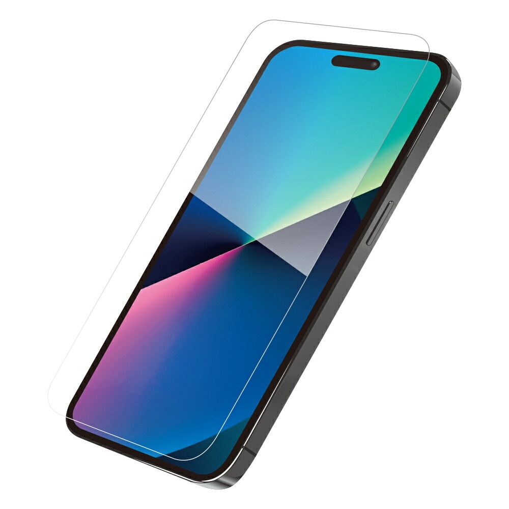 ガラスフィルム iPhone15 Pro MAX 6.7インチ 高光沢 SUNEAST サンイースト 硬度10H 指紋 気泡 飛散 キズ防止 撥水撥油 自動吸着 貼り付け簡単 高透過率 SE-GF2C7672GNN ◆メ