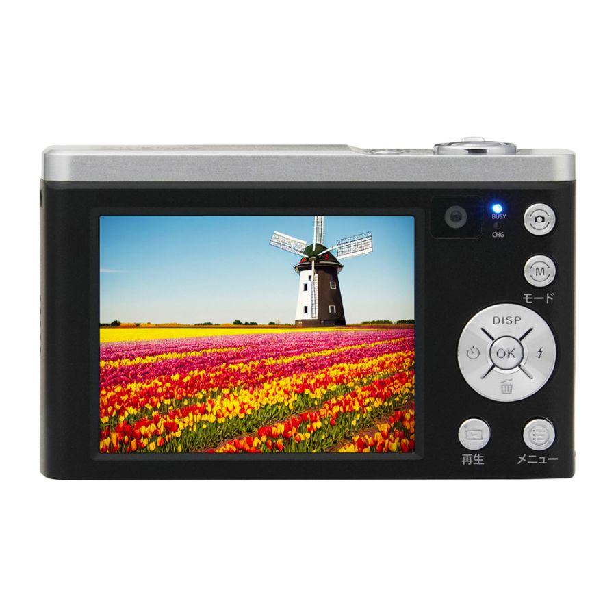 デジタルカメラ KC-ZM08 Kenko ケンコートキナー 1600万画素 光学5倍ズーム フラッシュ内蔵 タッチパネル リアカメラ採用 ブラック KC-ZM08 ◆宅