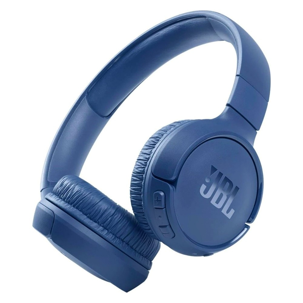 ワイヤレスヘッドホン JBL Tune 510BT Bluetooth 密閉型 連続再生40h 急速充電(USB-C) マルチポイント 並行輸入品 ブルー JBLT510BTBLU ◆宅