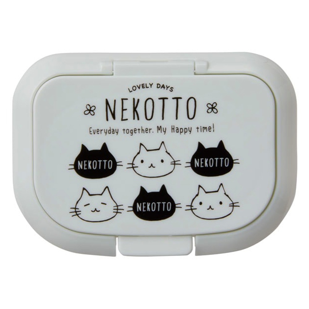 ウェットティッシュ ふた おしり拭き 蓋 ウェットシート用フタ ねこっと SKATER スケーター ワンプッシュ はめ込み式 抗菌 パッキン付 540219-WTL1AG ◆メ